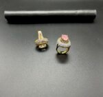 Single Piece Handmade Real Mahroon Stones Zircon Setting Latest Designs Rings #1 - Image 2