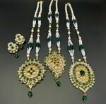Gold Plated Furshi Kundan Mala Set – Elegant Partywear Collection - Image 2
