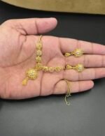 Gold Plated Floral Pendant Set – Blossom Charm Edition