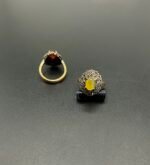 Antique Polish Turkish Ring – Oval Stone Elegance - Image 3
