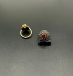 Antique Polish Turkish Ring – Oval Stone Elegance
