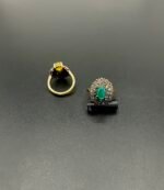 Antique Polish Turkish Ring – Oval Stone Elegance - Image 2