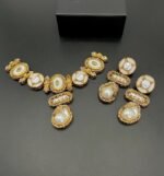 MOP Designer Necklace Set – Elegant Pink and White Pearl Necklace - Image 7