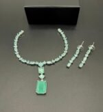 American Diamond Set – Real Stone with Elegant Design - Image 5