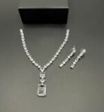 American Diamond Set – Real Stone with Elegant Design