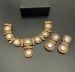 MOP Designer Necklace Set – Elegant, all colours with Mother of Pearl Accents - Image 3