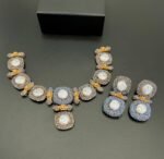 MOP Designer Necklace Set – Elegant, all colours with Mother of Pearl Accents - Image 7