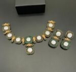 MOP Designer Necklace Set – Elegant, all colours with Mother of Pearl Accents - Image 4