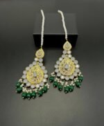 Furshi Kundan Earrings – Gold Plated - Image 3