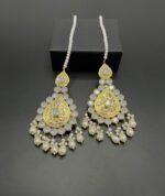 Furshi Kundan Earrings – Gold Plated - Image 2