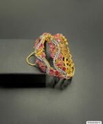 Fine Quality Real Stone Openable Bangles - Image 3