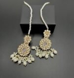 Furshi Kundan Earrings – Gold Plated - Image 5