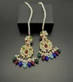 Furshi Kundan Earrings – Gold Plated - Image 3