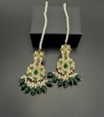 Furshi Kundan Earrings – Gold Plated - Image 2