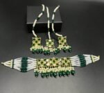 Gold Plated Furshi Kundan Choker Set - Image 4