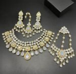 Gold Plated Kundan Bridal Set - Image 5