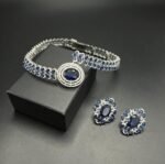 American Diamond Designer Hasli with Real Stones - Image 2