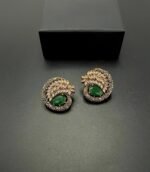 Fine Quality Real Stones Stud Earrings
