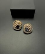 Fine Quality Real Stones Stud Earrings - Image 3
