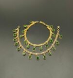 Gold Plated Kundan Payal - Image 5
