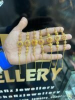 Gold Plated Bracelets with Real Stones