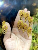 Gold Plated Chain Earrings