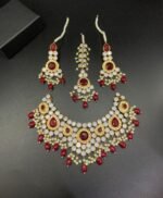 Kundan Bridal Set with Real Zircon Stones