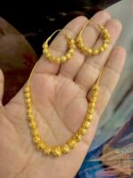 Gold Plated Balls Mala Set