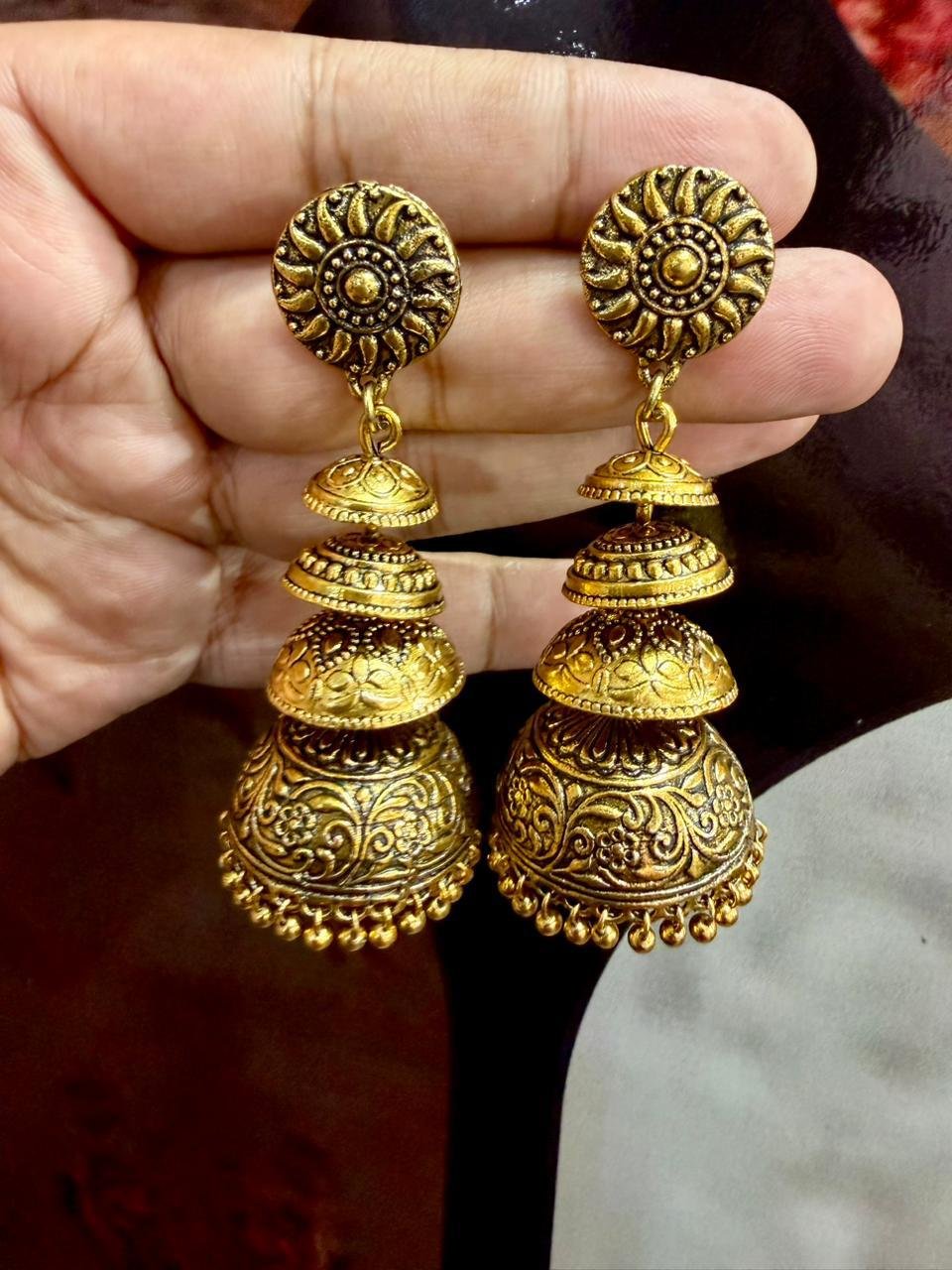 New Oxidized Jhumky