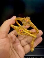 Gold Plated Karay Real Stones