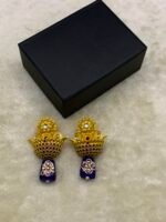 Handmade Meenakari Earrings - Image 7