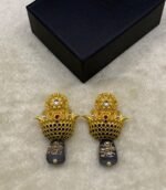 Handmade Meenakari Earrings - Image 2