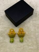 Handmade Meenakari Earrings - Image 3