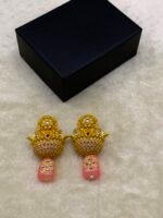 Handmade Meenakari Earrings - Image 4