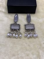 Oxidized Real Stone Earrings - Image 8