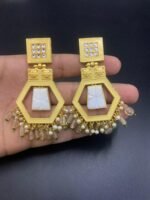 New Meena Kari Real Stone Earrings - Image 10