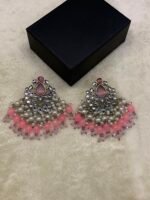 New Oxidized Real Stone Earrings - Image 8