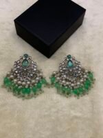 New Oxidized Real Stone Earrings - Image 7