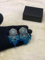Summer Collection Oxidized Earrings - Image 4