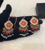 Summer Collection Real Meenakari Bindia Earrings