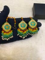 Summer Collection Real Meenakari Bindia Earrings - Image 8