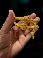 Gold Plated Karay with Real Stones