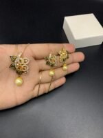 American Diamond Real Stone Locket Set - Image 4