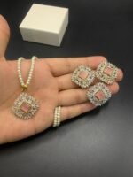 Fine Quality Real Stone Locket Set - Image 8