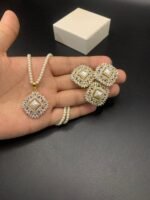 Fine Quality Real Stone Locket Set - Image 11