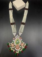 Gold Plated Kundan Mala Set - Image 10