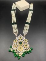 Gold Plated Kundan Mala Set - Image 5
