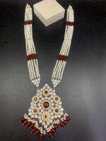 Gold Plated Kundan Mala Set - Image 6