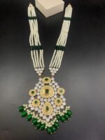 Gold Plated Kundan Mala Set - Image 9