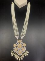 Gold Plated Kundan Mala Set - Image 2